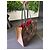Louis Vuitton Onthego MM-Monogramm Rot Beige Hellbraun Schokolade Dunkelbraun - Ansicht 11