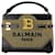 Bbuzz 22 Crossbody bag - Balmain - Canvas - Khaki Green Cloth  ref.911158