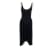 KHAITE Robes T.International S Viscose Noir  ref.911286