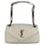 Bolsa Saint Laurent CALYPSO matelassê organza e pele de cordeiro / não usado Branco  ref.913496