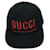 **Gorra Gucci de Algodón Negro Roja  ref.913627