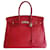 Hermès Sac Hermes Birkin 35 rouge Cuir  ref.913658