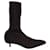 Balenciaga Knife ankle boots in black canvas and spandex Cloth  ref.913675