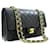 CHANEL Classic lined Flap Medium Chain Shoulder Bag Black Lamb Leather  ref.913688