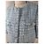 Blazer Maje em tweed azul - vista 3