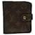 LOUIS VUITTON Monogram Compact zip Wallet M61667 LV Auth 41633 Cloth  ref.914558