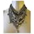 Prada Crystal Bib Necklace Silver-plated  ref.914597
