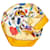 Hermès Hermes Yellow Umbrelles et Parapluies Silk Scarf Cloth  ref.915308