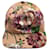 **Gucci Baseballkappe mit rosa Blumenmuster Pink Polyester  ref.915438