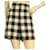 Christian Dior shorts xadrez preto e branco calça bermuda de lã US 4 IT 40 Multicor  ref.915540