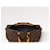 Abbesses Louis Vuitton LV Keepall 45 macassar Marrone - vista 3