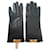 Hermès Handschuhe Schwarz Leder  ref.915591
