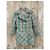 Autre Marque chaquetón de la vendimia 70tamaño de 38 Azul - vista 2