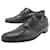 BERLUTI RICHELIEU ALESSANDRO ONE CUT SCRITTO SHOES 11.5 45.5 SHOES Grey Leather  ref.915792