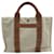 Hermès HERMES TOTO MM CABAS CANVAS HAND BAG PURSE CANVAS HAND BAG PURSE Cream Leather  ref.915803