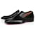 CHRISTIAN LOUBOUTIN Black  Dandelion Loafers Leather  ref.915899