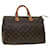Speedy Louis Vuitton-Monogramm schnell 35 Handtasche M.41524 LV Auth 41203 Leinwand  ref.915950