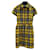 CHRISTIAN DIOR Wool Zipped Dress Yellow Black Check Dress Multiple colors  ref.915989