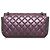 Borsa Chanel con patta Portobello Matelasse smaltata viola Porpora - vista 3