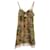 Christian Dior Dress Khaki Silk  ref.916681