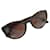 Sonnenbrille im Cat-Eye-Stil von Prada Dunkelbraun Kunststoff  ref.916761