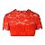 Valentino Spitzen-Midikleid Rot - Ansicht 4