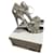 Steve Madden Sandals Silvery Leather  ref.916882