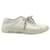 Saint Laurent Malibu Distressed Sneakers aus weißem Leder  ref.917552