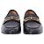Roulis Hermès Colette Loafer with Gold Hardware in Black calf leather Leather - view 2