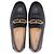 Roulis Hermès Colette Loafer with Gold Hardware in Black calf leather Leather - view 5
