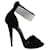 Giuseppe Zanotti Crystal-Cuff High Heel Sandals in Black Suede  ref.917570