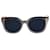 Dior Diorama 1 Verspiegelte Sonnenbrille aus silbernem Metall  ref.917577