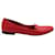 Hermès Hermes Loafer Flats in Red Leather  ref.917623