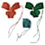 Hermès Accessori per origami Clin d'H Multicolore Pelle  ref.917638