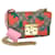 Gucci Petit sac à bandoulière GG Supreme Strawberry Padlock 409487 Toile Marron  ref.918508