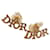 Christian Dior Boucles d'oreilles tribales multicolores Perle Bijouterie dorée  ref.919537