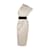 Autre Marque 6267 Drapiertes, mehrlagiges One-Shoulder-Kleid mit Gürtel Seide  ref.919867