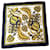 Hermès Skiros Golden Yellow Navy blue Silk  ref.919905