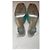 Mule con tacco Charles Jourdan in pelle Grigio Blu Navy Turchese - vista 5