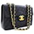 CHANEL Classic Large 13" Flap Chain Shoulder Bag Black Lambskin Leather  ref.920375