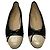 Cambon Chanel Ballerine Nero Beige