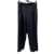 Céline CELINE  Trousers T.fr 40 WOOL Black  ref.920591