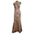 Vera Wang One shouldered evening gown Pink Polyester  ref.920625