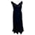 Ralph Lauren Lauren vestido de noite de veludo preto e seda  ref.920627