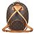 Zaino Monogram Ellipse marrone Louis Vuitton - vista 3