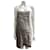 Joseph Strappy silk dress in soft grey  ref.921398