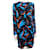 Diane Von Furstenberg Vestido DvF Ingrid de seda con estampado abstracto Multicolor Elastano  ref.921399
