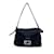 Fendi Black Fabric Front Pocket Baguette Shoulder Bag Handbag Cloth  ref.921446