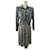 Valentino Dresses Black Beige Grey Silk  ref.921492