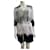 Robe en mousseline ombrée Halston Heritage Polyester Gris Gris anthracite  ref.921509